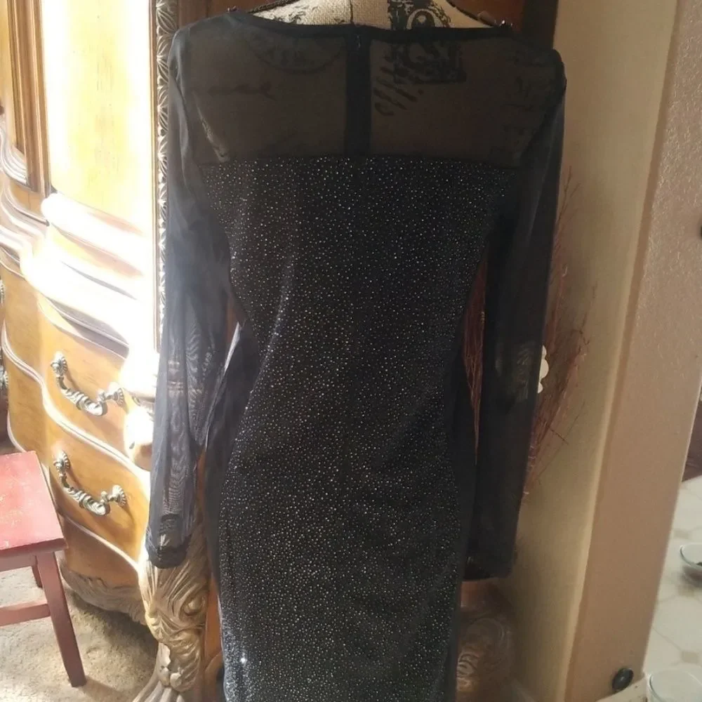 Ny collection evening dress. Bling & sparkle - Picture 4 of 13